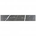 Tinos Black 3-1/8" x 17-3/8" Porcelain Floor & Wall Tile - 30 Tiles Per Case - 12.0 Sq. Ft.