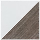 Triangle Rustique Glossy Brown 5-3/4" x 5-3/4" Ceramic Wall Tile - 30 Tiles Per Case - 7.5 Sq. Ft.