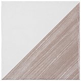 Triangle Rustique Glossy Taupe 5-3/4" x 5-3/4" Ceramic Wall Tile - 30 Tiles Per Case - 7.5 Sq. Ft.