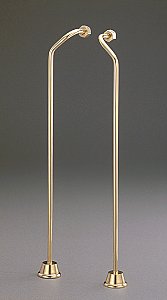 Solid Brass Offset Supply Water Supply Lines for Bathtubs