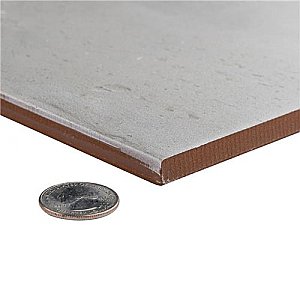Kings Clay Checker Silver 17-3/4" x 17-3/4" Ceramic Floor/Wall Tile - Sold Per Case of 5 - 11.17 Square Feet Per Case