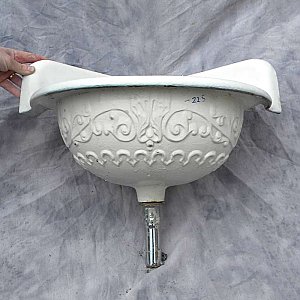 Antique Cast Iron Corner Sink
