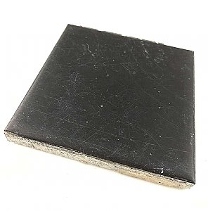 Antique Matte Black Franklin Tile Company Porcelain 4" x 4" Floor Or Wall Tile