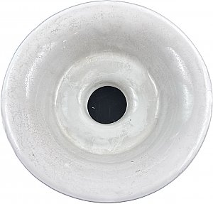 Antique 2 pc. Porcelain & Brass Shower Head - Circa 1920