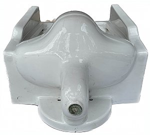 Antique Crane White Porcelain Wall Urinal - Circa 1949