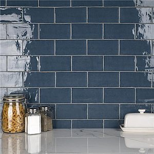 Castillo Denim Blue 2-7/8" x 5-7/8" Subway Tile - Sold Per Case of 44 Tile - 5.67 Square Feet