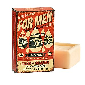 San Francisco Soap Co. FOR MEN Bar Soap - Cedar & Bourbon