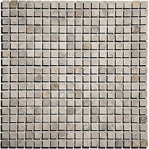 Honed Marble Mosaic 3/4" Penny Round  Tile - 1 Sq. Ft. - Made to Order - 24 Color Choices