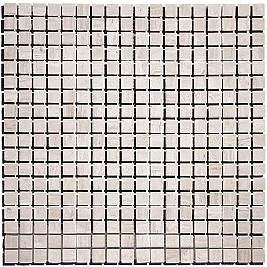 Honed Marble Mosaic 3/4" Penny Round  Tile - 1 Sq. Ft. - Made to Order - 24 Color Choices