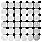 Honed Marble Mosaic Octagon Pattern Field Tile - 1 Sq. Ft. - Made to Order - 24 Color Choices