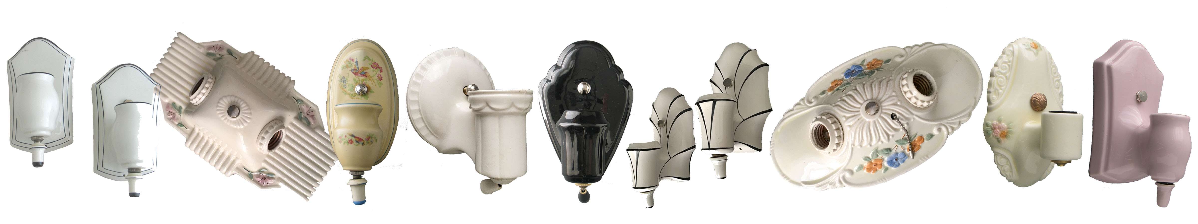 Antique Porcelain Lighting