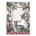 Michel Design Works Kitchen Towel - Winter Woodland