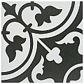 Arte Clover White 9-3/4" x 9-3/4" Porcelain Tile - Per Case of 16 Tile - 10.84 Sq. Ft. Per Case