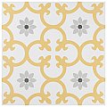 Daria Dandelion 9-3/4" x 9-3/4"  Porcelain Floor & Wall Tile - 16 Tiles Per Case - 10.88 Sq. Ft.