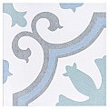 Lacour Aqua Porcelain Tile - 9-3/4" x 9-3/4" - Sold Per Case of 16 - 11.11 Sq Ft Per Case