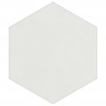 TexTile -  Basic Grand Hex White 19" x 22" Porcelain F6 Tiles Per Case - 13.2 Sq. Ft.