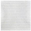 Brooklin Brick White 2-3/8" x 9-3/4" Porcelain Floor & Wall Tile - 34 Tiles Per Case - 5.78 Sq. Ft.