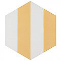 Porto Capri Hex Dandelion 8-5/8" x 9-7/8" Porcelain Tile - Per Case of 25 Tile - 11.56 Sq. Ft. Per Case