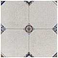 Manises Decor Blanco 13-1/8" x 13-1/8" Ceramic Floor & Wall Tile - 9 Tiles Per Case - 10.98 Sq. Ft.