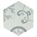 Odda Hex Decor Trium Porcelain Tile 5-7/8" x 6-3/4" - Sold Per Case of 30 - 6.77 Sq Ft Per Case