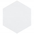 Hexatile Glossy Blanco 7" x 8" Porcelain Wall Tile - Sold Per Case of 25 - 7.67 Square Feet
