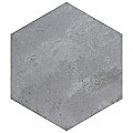 Brickyard Hex White 8-1/2" x  9-7/8" Porcelain Floor & Wall Tile - 29 Tiles Per Case - 13.05 Sq. Ft.