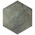 Boston Ferro Hex Ombra 14-1/8" x 16-1/4" Porcelain Tile - Sold Per Case of 9 - 11.05 Square Feet
