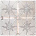 Kings Star Luxe White 17-5/8" x 17-5/8" Ceramic Floor & Wall Tile - 5 Tiles Per Case - 10.95 Sq. Ft.