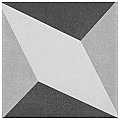 Twenties Diamond Mini 4"  x 4" Ceramic Tile - Sold Per Case of 27 - 3.29 Square Feet