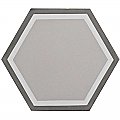 Cemento Hex Holland - 7-7/8" x 9" Handmade Cement Tile - Per Case of 12 - 5.51 Sq. Ft