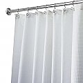 Carlton Soft Fabric Shower Curtain - White - 72 x 72 inch