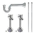 Trimscape Traditional Plumbing Supply Kit Combo - Polished Chrome