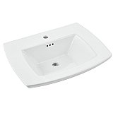 American Standard Edgemere Fire Clay Sink Basin Top - Single Hole Drilling