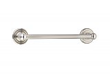 Solid Brass Towel Bar 12" - Multiple Backplates and Finishes Available