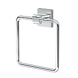 Elevate Solid Brass Towel Ring - Chrome