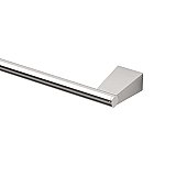 Bleu Solid Brass 24" Towel Bar - Satin Nickel