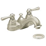 Moen Kingsley 4" Center Lav Faucet - Brushed Nickel