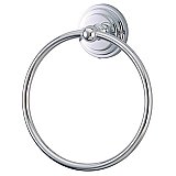 Milano Collection Towel Ring - Polished Chrome
