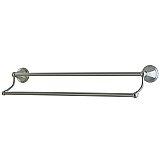 Metropolitan Collection 24" Double Towel Bar - Satin Nickel