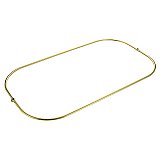 Clawfoot Bathtub Shower Enclosure Oversized Curtain Ring Only - Polished Brass