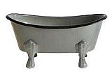 Enamel Bathtub Soap Dish - Gray