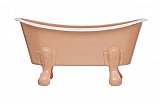 Enamel Bathtub Soap Dish - Peachy Pink