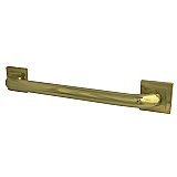 12" Claremont Collection Safety Grab Bar for Bathroom - Polished Brass