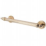 12" Templeton Collection Safety Grab Bar for Bathroom - Polished Brass