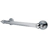 18" Metropolitan Collection Safety Grab Bar for Bathroom - Polished Chrome