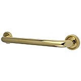 12" Camelon Collection Safety Grab Bar for Bathroom - Polished Brass