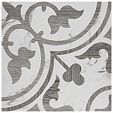 Arte Loire Silver 9-3/4" x 9-3/4" Porcelain Tile - Per Case of 16 Tile - 10.88 Sq. Ft. Per Case