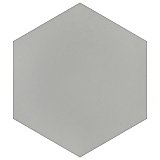Textile Basic Hex Silver 8-5/8" x 9-7/8" Porcelain Tile - Sold Per Case of 25 - 11.56 Square Feet