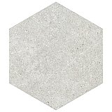 Traffic Hex Silver 8-5/8" x 9-7/8" Porcelain Floor & Wall Tile - 25 Tiles Per Case - 11.5 Sq. Ft.