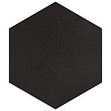 TexTile -  Basic Grand Hex Black 19" x 22" Porcelain Floor & Wall Tile - 6 Tiles Per Case - 13.2 Sq. Ft.
